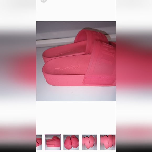 True Religion Slide Sandals Blck&PINK BUNDLE DEAL - Picture 7 of 9